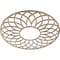 Ekena Millwork Cannes Wood Fretwork Pierced Ceiling Medallion, Red Oak, 24"OD x 8 1/4"ID x 1/4"T CMWP24X24X0250CNRO - alternate 3